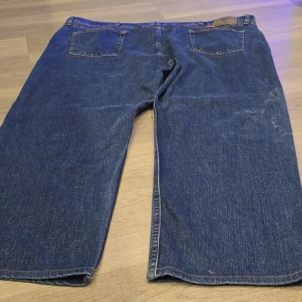 Mens Wrangler Regular fit denim cotton & spandex 48" waist 30" Length Mens - Picture 5 of 8